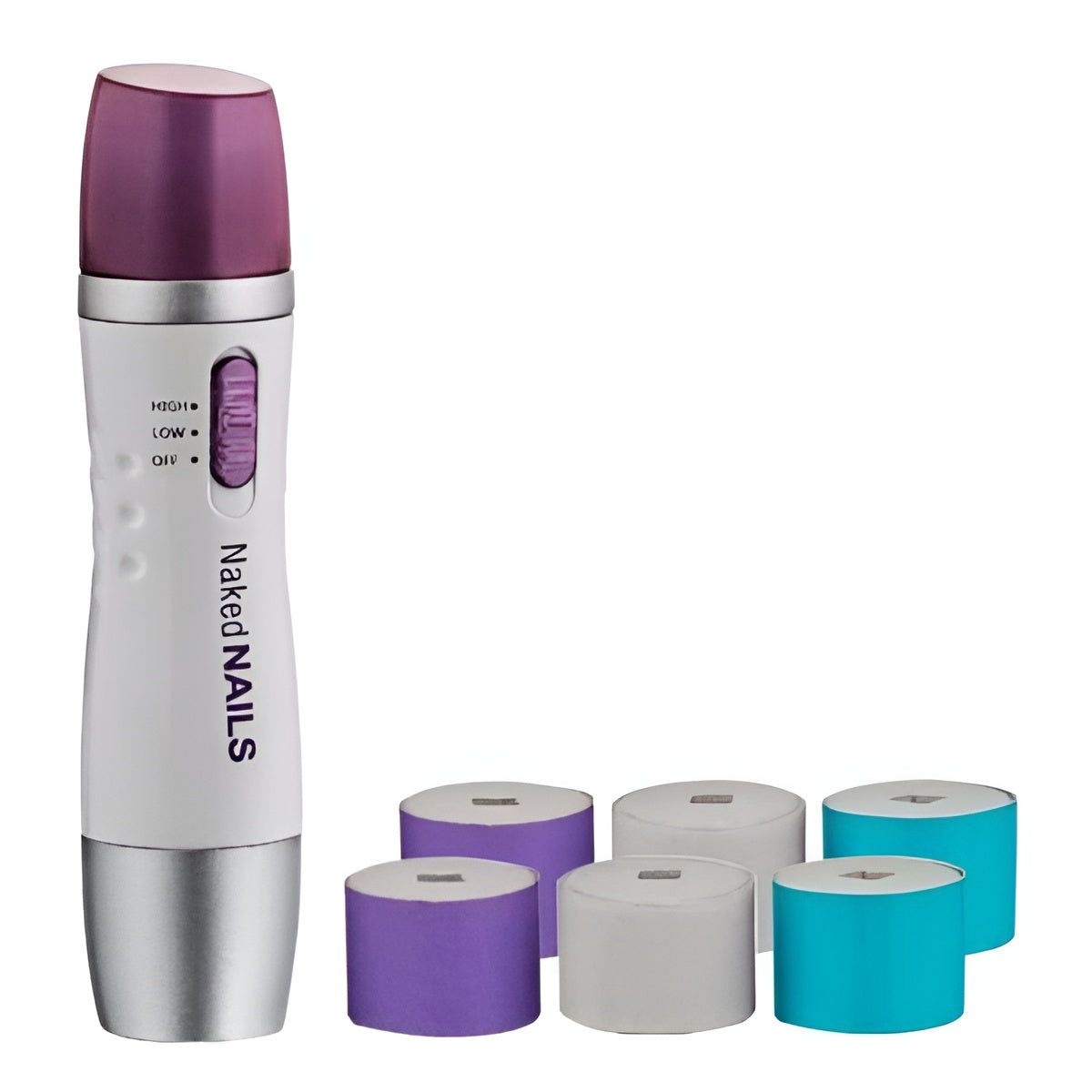 NAKED Nails Electronic Manicure Tool – Nail File, Buffer & Shine System
