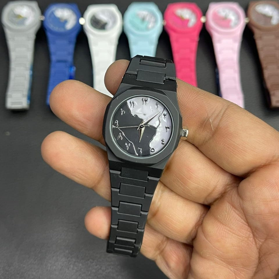 Women’s Mini Aura Watch – Elegant Black Fashion Watch