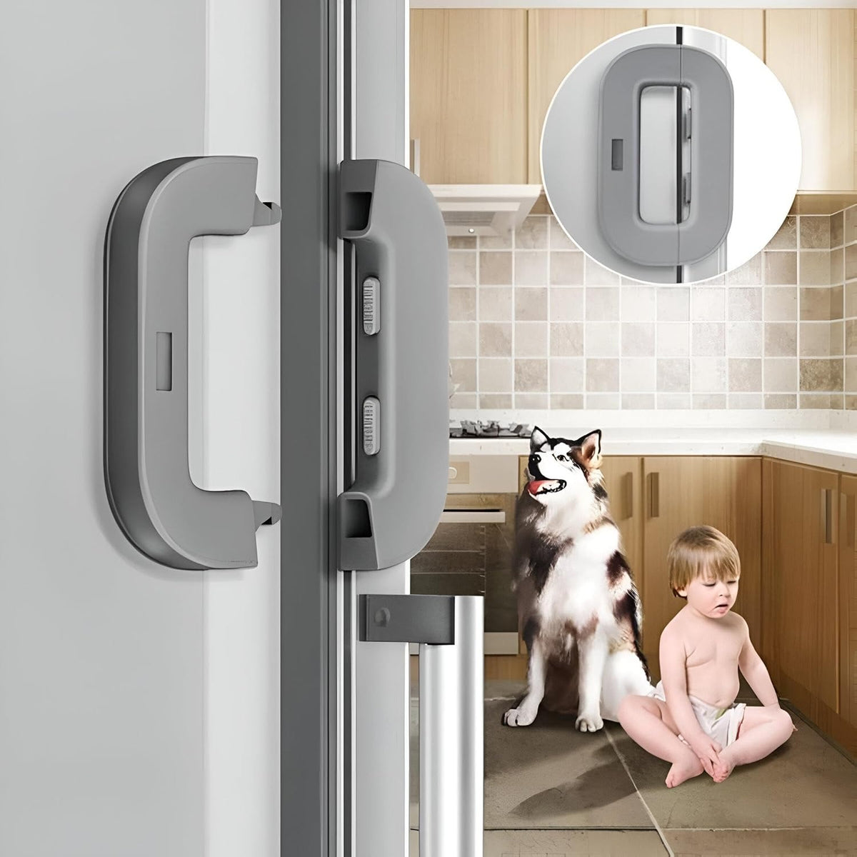 Child Safety Refrigerator Lock – Secure Appliance Lock for Home & Child Safety
