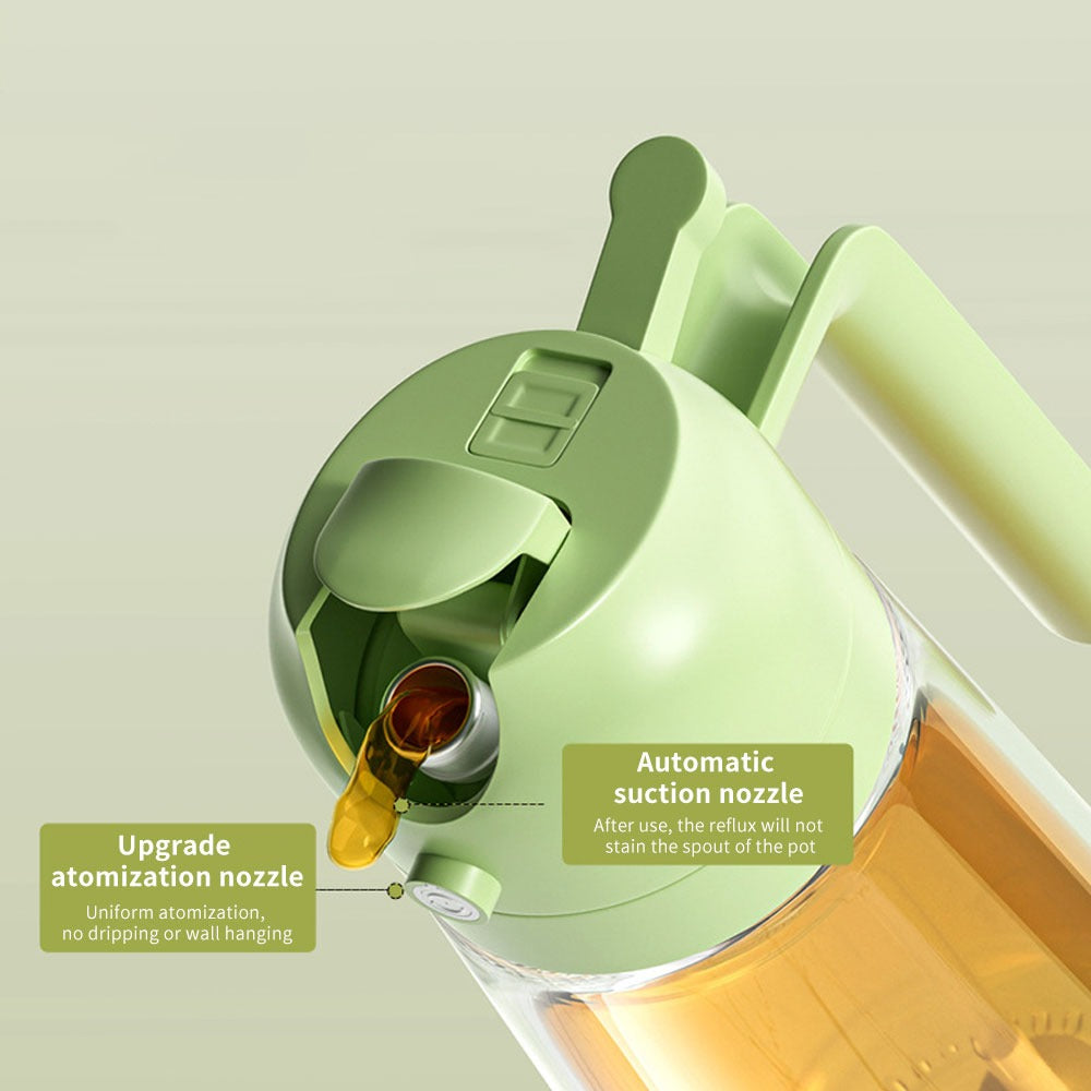 2-in-1 Oil Sprayer & Pourer Bottle 500ml – Cooking Oil Dispenser