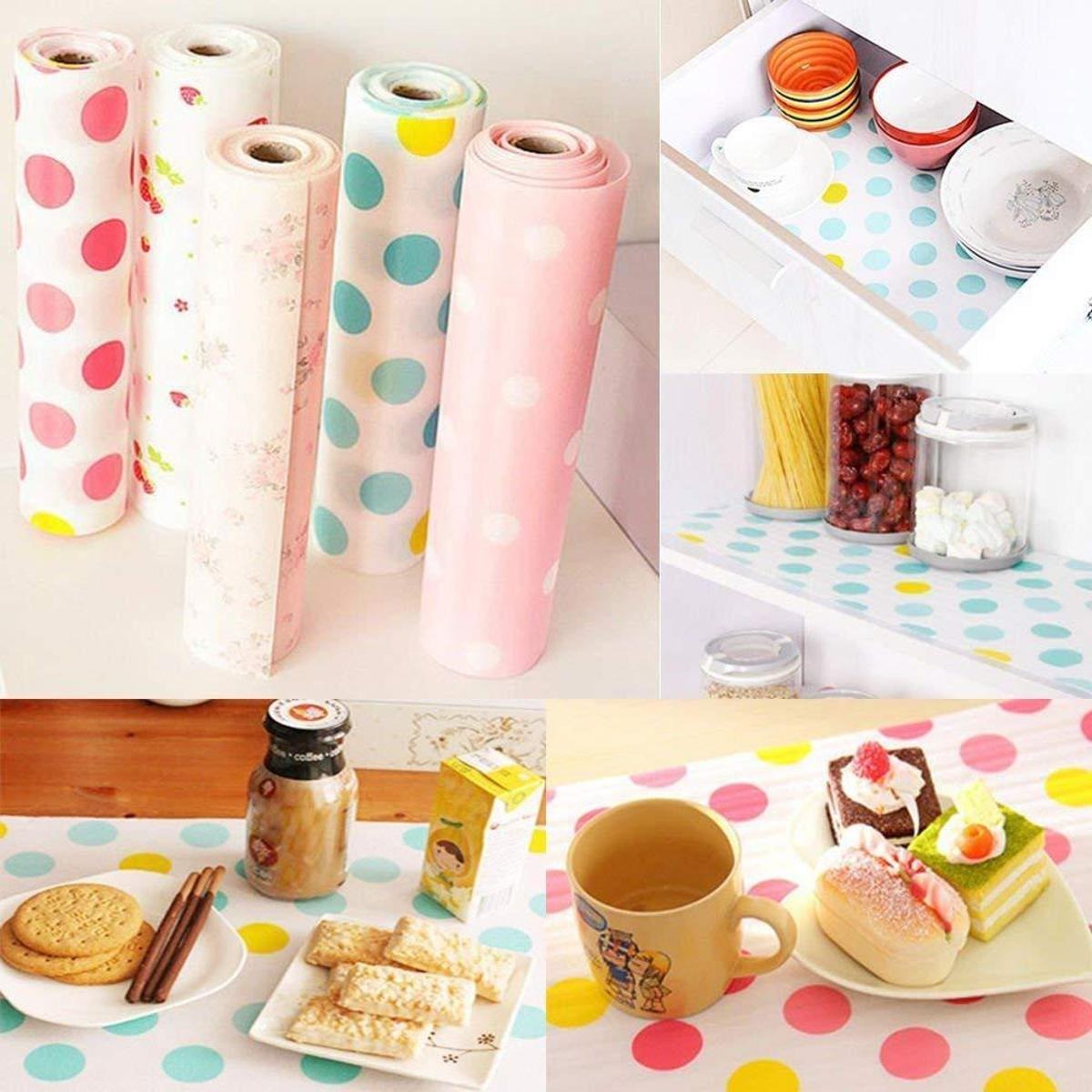 Kitchen Anti-Slip Foam Drawer Mat – Waterproof & Reusable Shelf Liner