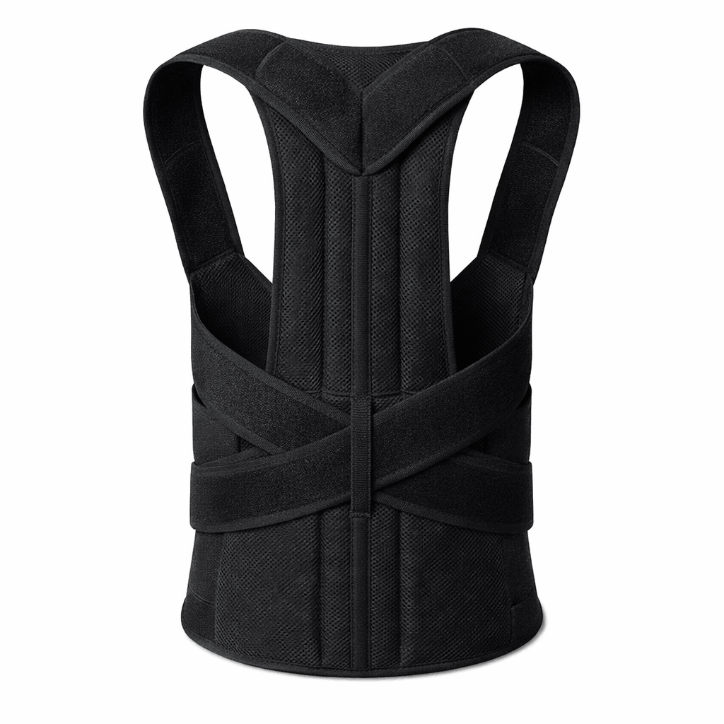 Adjustable Back Support Belt – Posture Corrector & Upper Back Support Brace