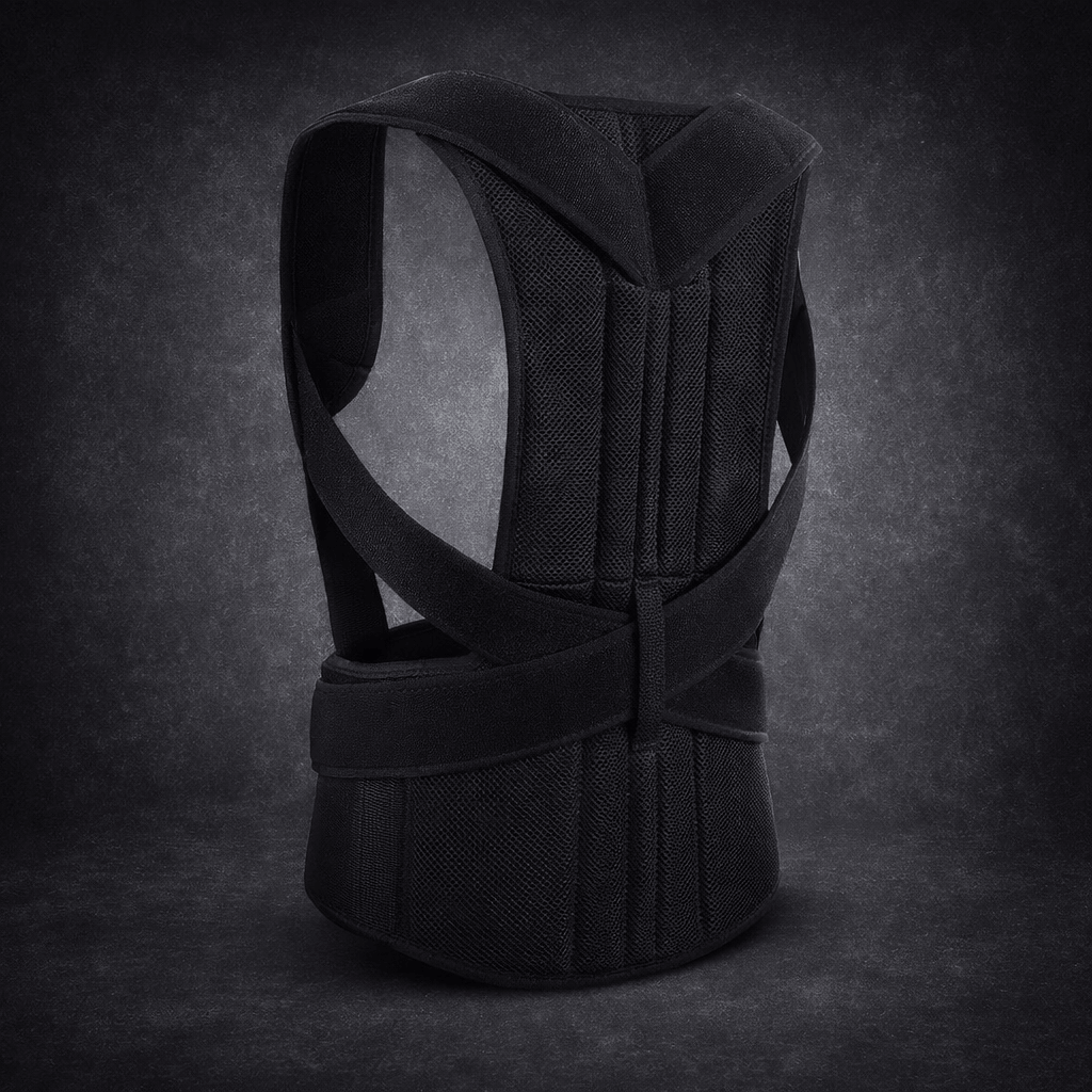 Adjustable Back Support Belt – Posture Corrector & Upper Back Support Brace