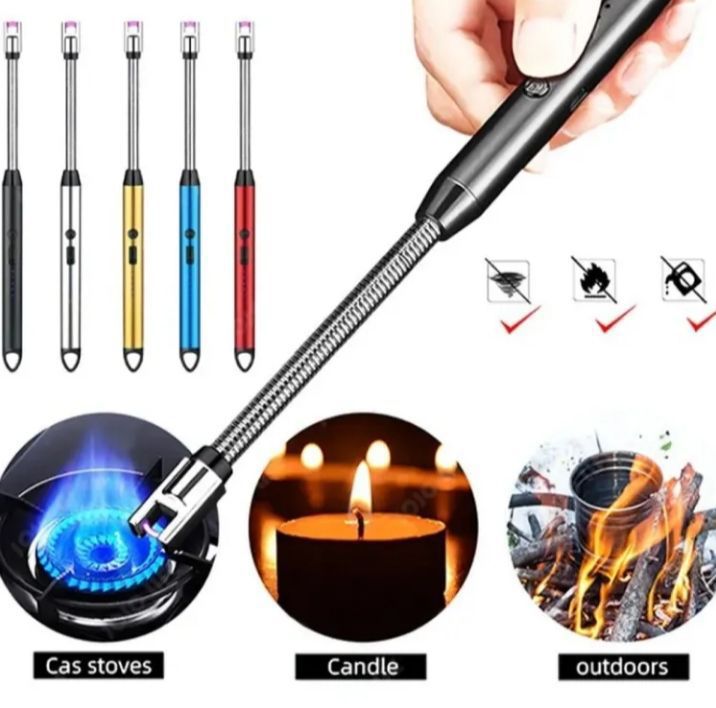 Arc Rechargeable Kitchen Lighter – Type-C Electric Ignition Tool with Metal Body