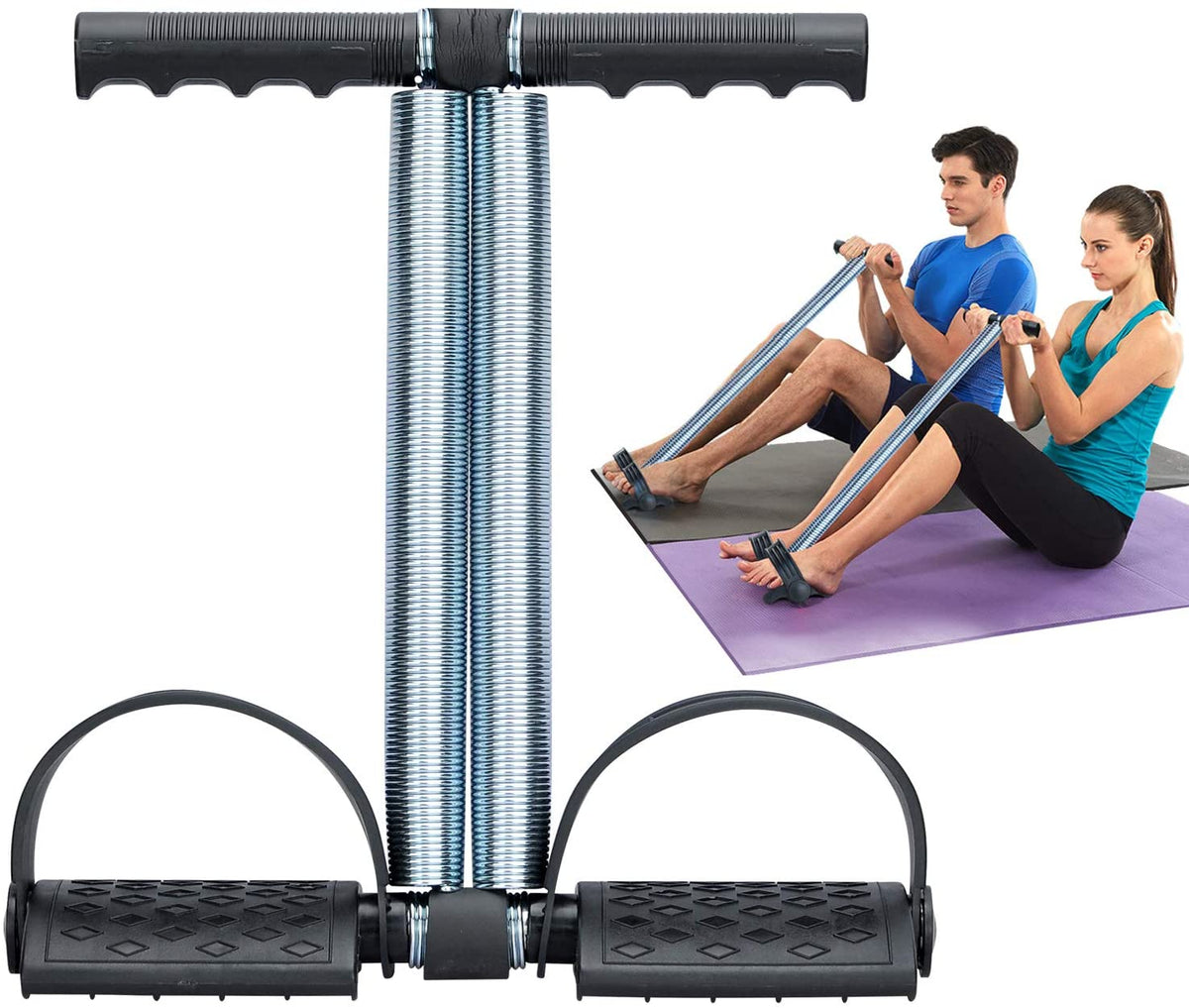 Tummy Trimmer Double Spring – High-Quality Resistance Trainer for Home Gym